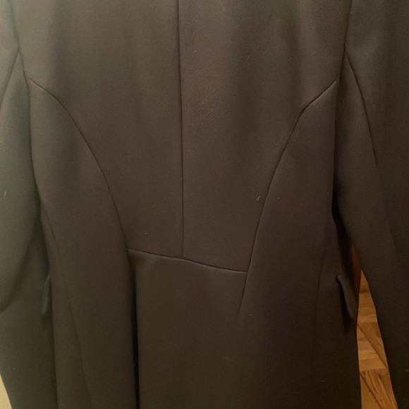 Zara wool coat in medium dark blue - Picture 15 of 16